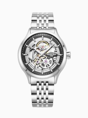 Competence Skeleton IV 43 mm Automatic Three-Hand Bracelet Sapphire gl