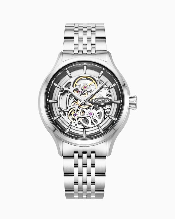 Competence Skeleton IV 43 mm Automatic Three-Hand Bracelet Sapphire gl