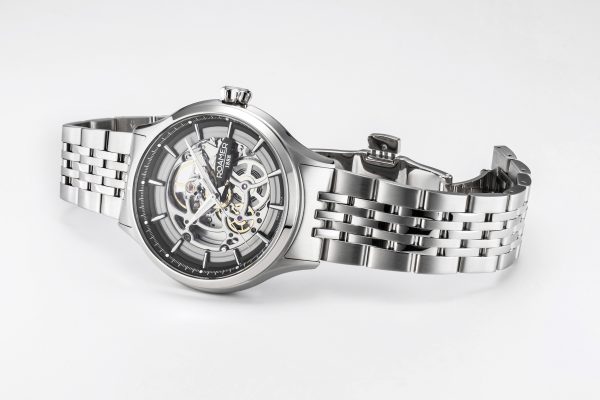 Competence Skeleton IV 43 mm Automatic Three-Hand Bracelet Sapphire gl