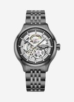 Competence Skeleton IV 43 mm Automatic Three-Hand Black Bracelet Sapph
