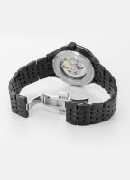 Competence Skeleton IV 43 mm Automatic Three-Hand Black Bracelet Sapph