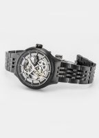 Competence Skeleton IV 43 mm Automatic Three-Hand Black Bracelet Sapph