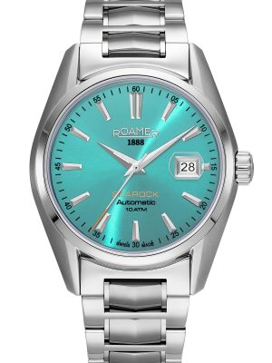 Searock Automatic 42 mm Automatic Three-Hand Date Sky Blue Dial Silver