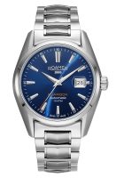 Searock Automatic 42 mm Automatic Three-Hand Date Blue Dial Silver Bracelet Sapphire glass Stainless Steel Swiss watch