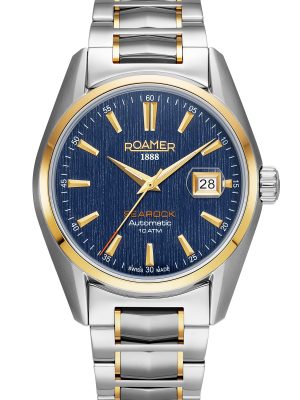 Searock Automatic 42 mm Automatic Three-Hand Date Blue Pattern Dial Tw