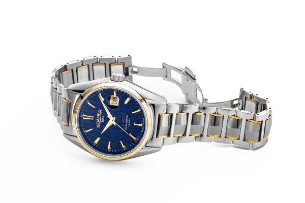 Searock Automatic 42 mm Automatic Three-Hand Date Blue Pattern Dial Tw