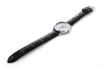 Soleure 30mm Quartz Two-Hand White Mop Dial Black Leather Bracelet Sap