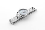 Soleure 30mm Quartz Two-Hand White Mop Dial Silver Bracelet Sapphire g