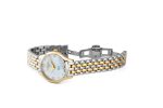Soleure 30mm Quartz Two-Hand White Mop Dial Two-Tone Bracelet Sapphire