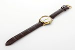 Soleure 30mm Quartz Two-Hand Brown Leather Strap Sapphire glass Stainl