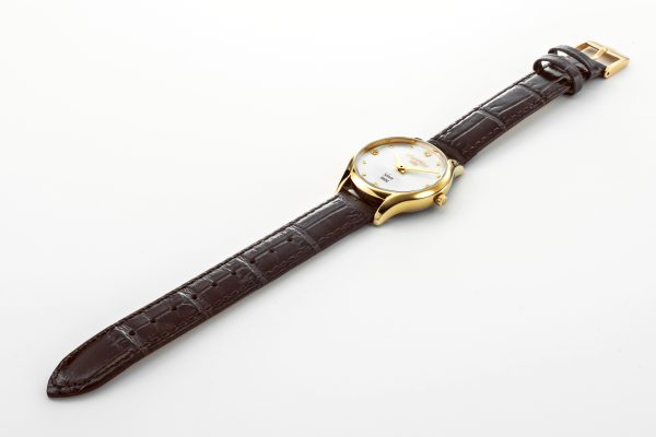 Soleure 30mm Quartz Two-Hand Brown Leather Strap Sapphire glass Stainl