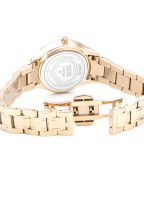 Venus Diamond 30mm Quartz Two-Hand Gold Bracelet Sapphire glass Stainl