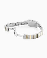 Olivia Diamond 18x29 mm Quartz Two-Hand Silver Dial Two-Tone Bracelet