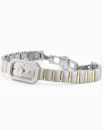Olivia Diamond 18x29 mm Quartz Two-Hand Silver Dial Two-Tone Bracelet
