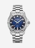 Deep Sea 200 43mm Quartz Three-Hand Date Blue Dial Silver Bracelet Sap