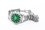 Deep Sea 200 43 mm Quartz Three-Hand Date Green Dial Silver Bracelet S