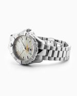 Deep Sea 200 Ladies 34mm Quartz Three-Hand Date White Dial Silver Brac