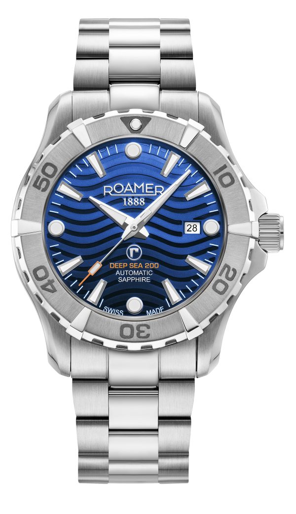 Deep Sea Automatic 43mm Automatic Three-Hand Date Blue Dial Silver Bra