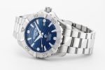 Deep Sea Automatic 43mm Automatic Three-Hand Date Blue Dial Silver Bra