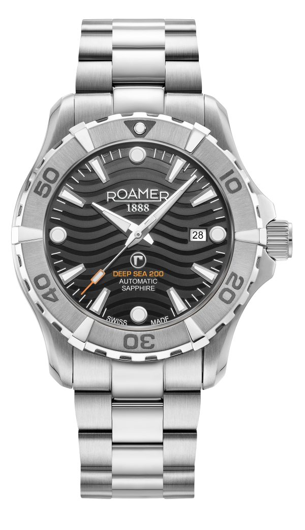 Deep Sea Automatic 43mm Automatic Three-Hand Date Black Dial Silver Br