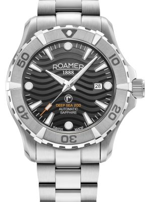 Deep Sea Automatic 43mm Automatic Three-Hand Date Black Dial Silver Br