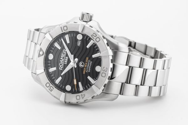 Deep Sea Automatic 43mm Automatic Three-Hand Date Black Dial Silver Br