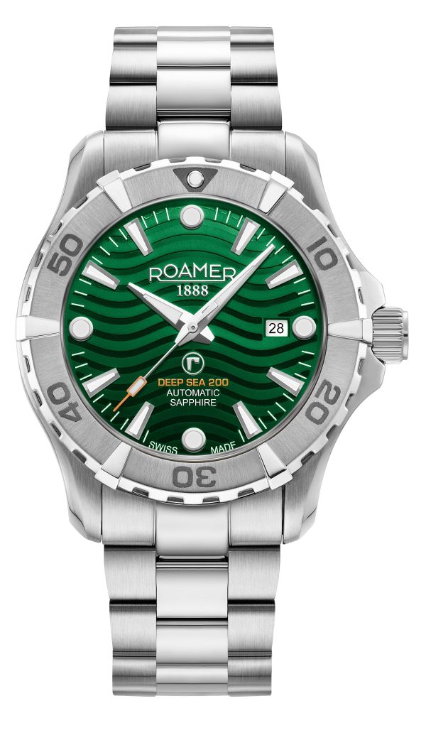 Deep Sea Automatic 43mm Automatic Three-Hand Date Green Dial Silver Br