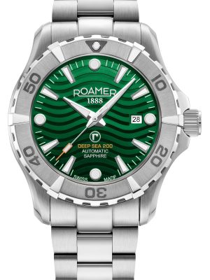 Deep Sea Automatic 43mm Automatic Three-Hand Date Green Dial Silver Br