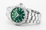 Deep Sea Automatic 43mm Automatic Three-Hand Date Green Dial Silver Br