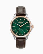 Sportiva 36mm Quartz Three-Hand Green Mop Dial Two-Tone Bracelet Sapph