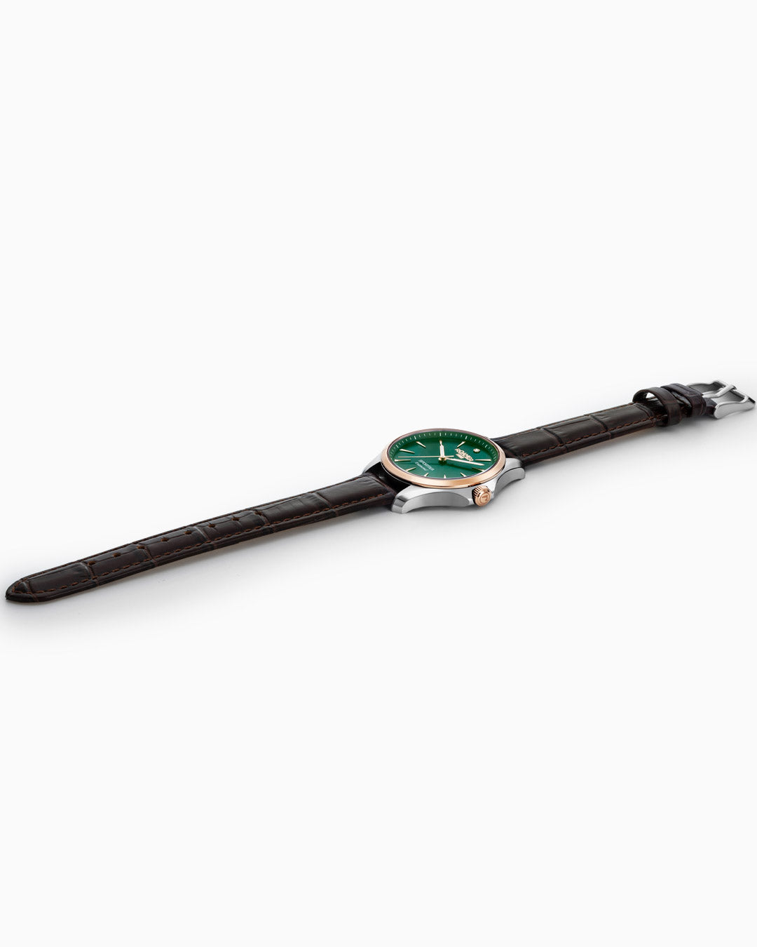 Sportiva 36mm Quartz Three-Hand Green Mop Dial Two-Tone Bracelet Sapph
