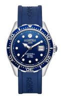 Rockshell Mark III Scuba 45mm Quartz Three-Hand Date Blue Dial Turning