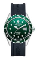 Rockshell Mark III Scuba 45mm Quartz Three-Hand Date Green Dial Turnin