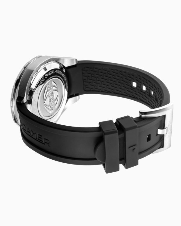 Rockshell Mark III Scuba 45mm Quartz Three-Hand Date Turning Bezel Bla