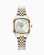Stella 32.5mm Quartz Three-Hand White Mop Dial Gold-Silver Tone Bracel