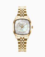 Stella 32.5mm Quartz Three-Hand Gold Bracelet Sapphire antireflection