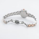 Dreamline Diamonds 28mm Quartz Three-Hand White Mop Dial RoseGold-Silv