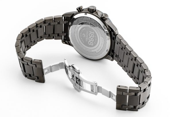 Mercury Chrono 43.5mm Quartz Chronograph Date, small second Blue Sunra