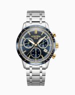 Mercury Chrono 43.5mm Quartz Chronograph Date, small second Blue Sunra
