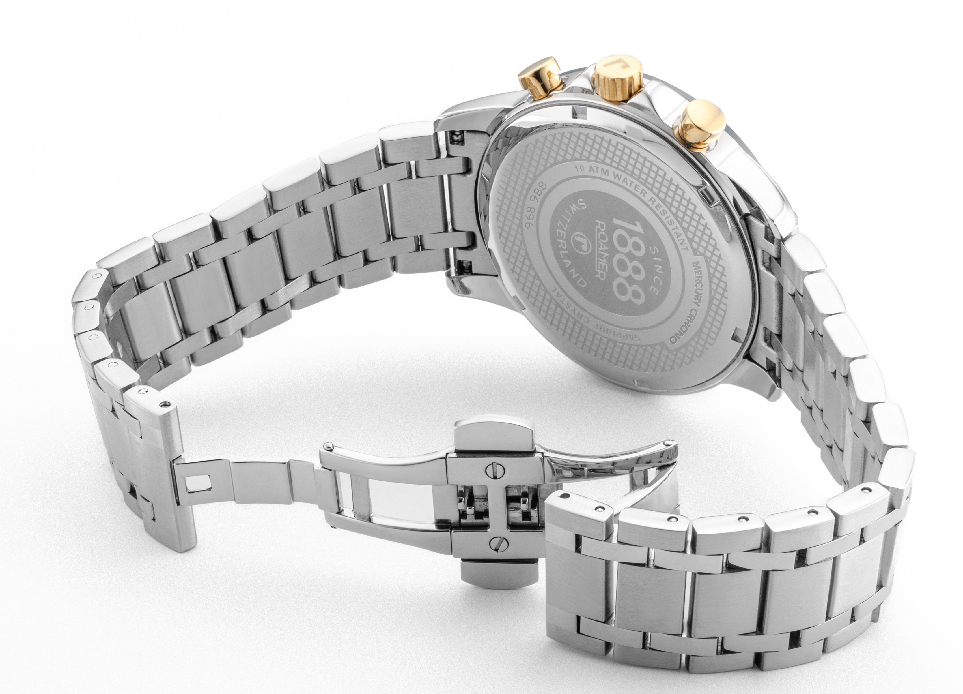 Mercury Chrono 43.5mm Quartz Chronograph Date, small second Blue Sunra