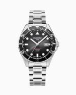 Pro Diver 200 43 mm Quartz Three-Hand Date Black Gradient Dial Silver