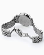 Classico Gents 40 mm Quartz Three-Hand Date White Dial Silver Bracelet