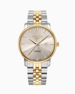 Classico Gents 40 mm Quartz Three-Hand Date Light Grey Sunray Dial Two