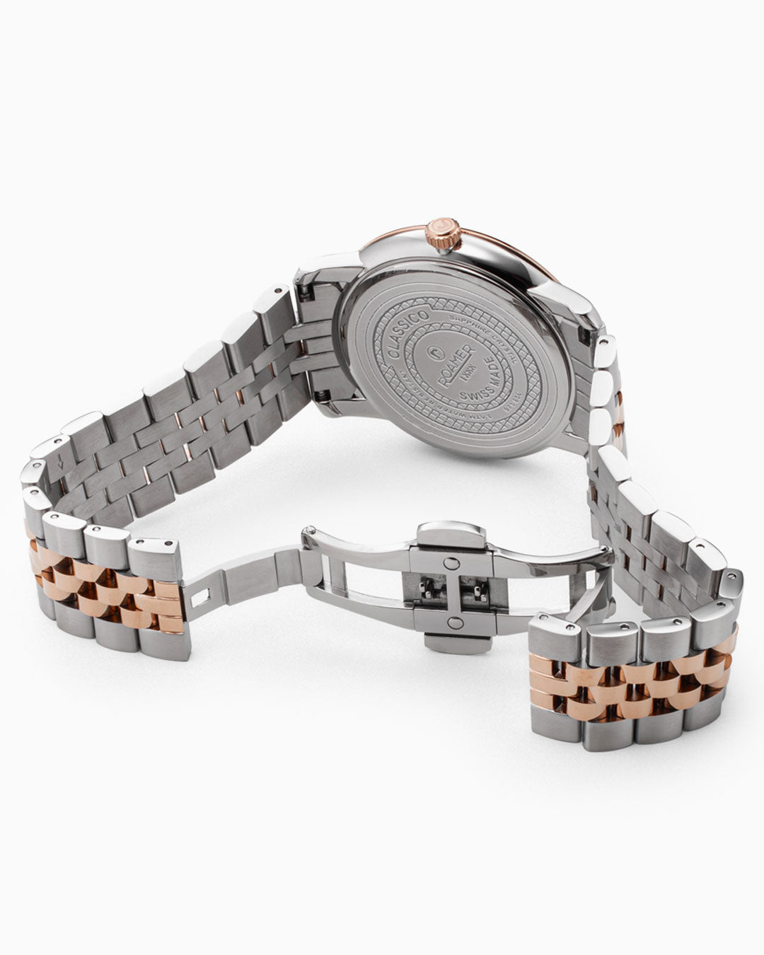 Classico Gents 40 mm Quartz Three-Hand Date Grey Sunray Dial Two-Tone