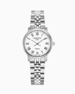 Classico Ladies 30mm Quartz Two-Hand White Dial Silver Bracelet Sapphi