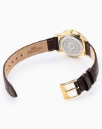 Classico Ladies 30mm Quartz Two-Hand White Dial Brown Leather Strap Sa