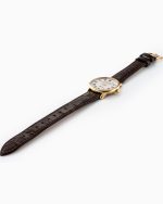 Classico Ladies 30mm Quartz Two-Hand White Dial Brown Leather Strap Sa