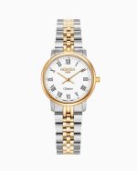 Classico Ladies 30mm Quartz Two-Hand White Dial Gold-Silver Tone Brace