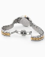 Classico Ladies 30mm Quartz Two-Hand White Dial Gold-Silver Tone Brace