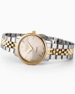 Classico Ladies 30mm Quartz Two-Hand Grey Sunray Dial Two-Tone Bracele